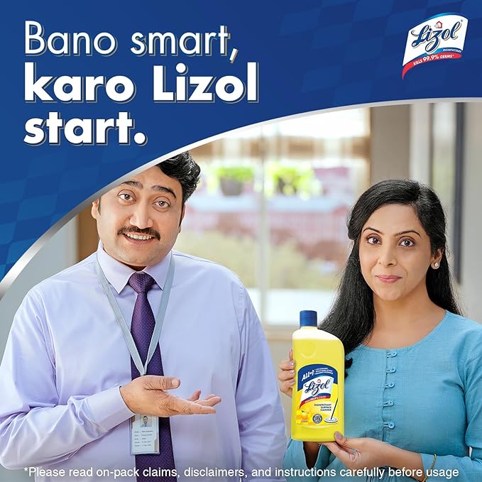 Lizol Disinfectant Surface & Floor Cleaner Liquid, Citrus