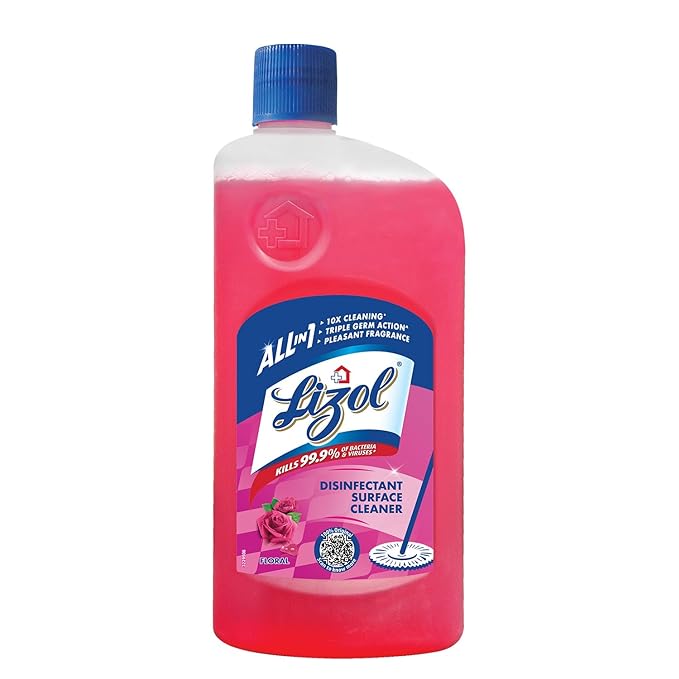 Lizol Disinfectant Surface & Floor Cleaner Liquid, Floral