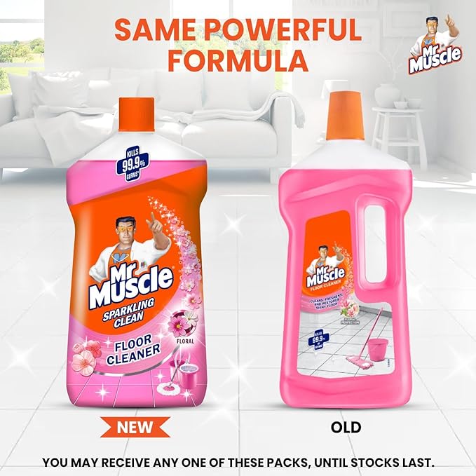 Mr. Muscle Floor Cleaner, Floral Perfection