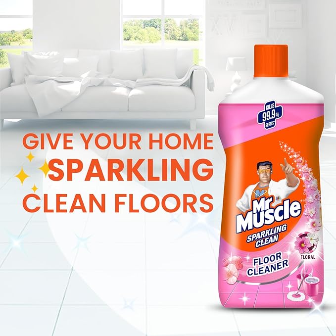 Mr. Muscle Floor Cleaner, Floral Perfection