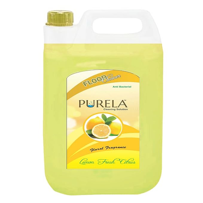 Purela floor cleaner liquid, Kills All Germs & Viruses To Makes Surfaces Safe & Remove Tough Stains, Lemon