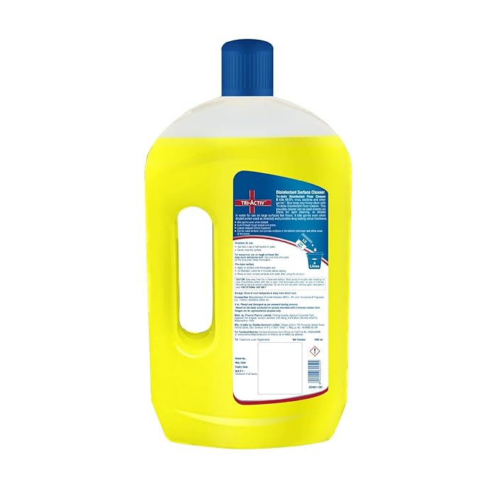 Tri-Activ Double Strong Disinfectant Floor Cleaner, Citrus Fragrance, Pack of 2