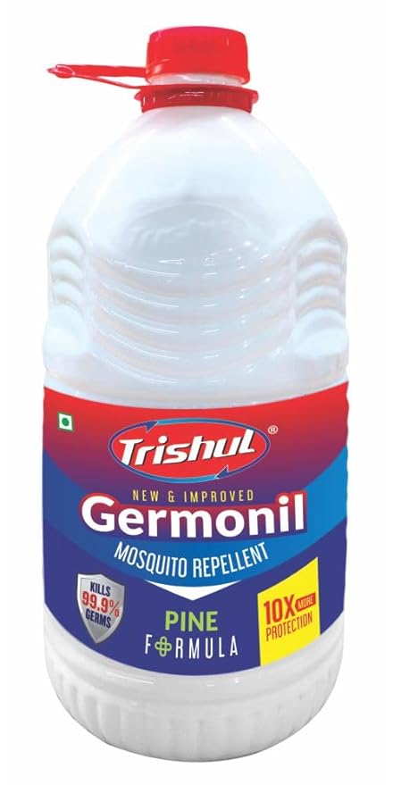 Trishul White Floor Cleaner Phenyle, Strong Germonil Premium Disinfectant Mosquito Repellent Floor Cleaner