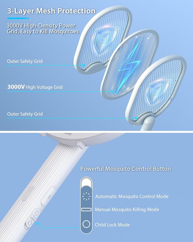 AEXERO Mosquito Racket