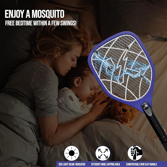 Allextreme Anti Mosquito Racket 500 mAh Battery
