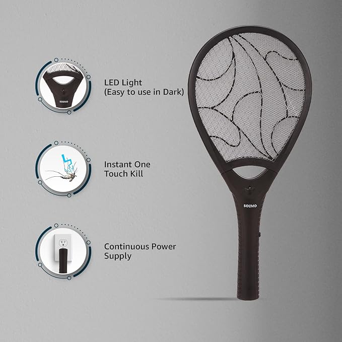 Amazon Brand Solimo Anti-Mosquito Racquet