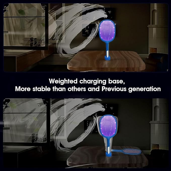 GaxQuly GaxQuly 2 in 1 Mosquito Killer bat Electric Fly Swatter Mosquitos