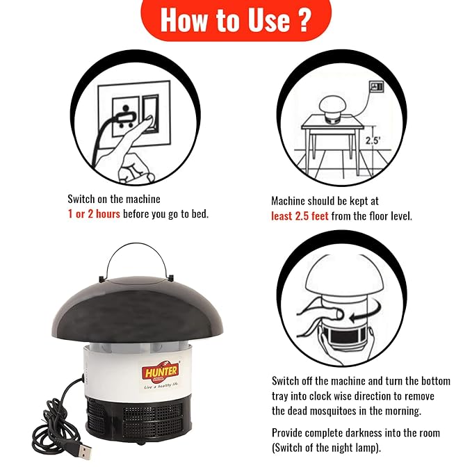Hunter Mosquito Killer Machine Electrical Trap for Mosquitos