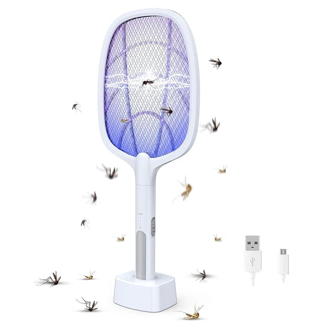 Smirly Mosquito Bat with UV Light Lamp