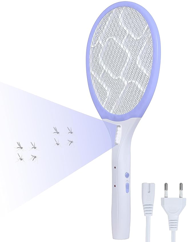 Weird Wolf Rechargeable Mosquito Racket Bat with COB Light