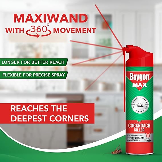 Baygon Max Cockroach Killer Spray