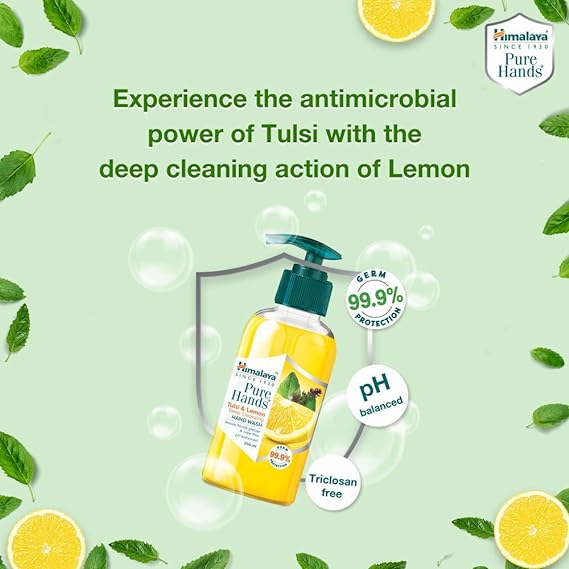 Himalaya Pure Hands Deep Cleansing Tulsi and Lemon Pump
