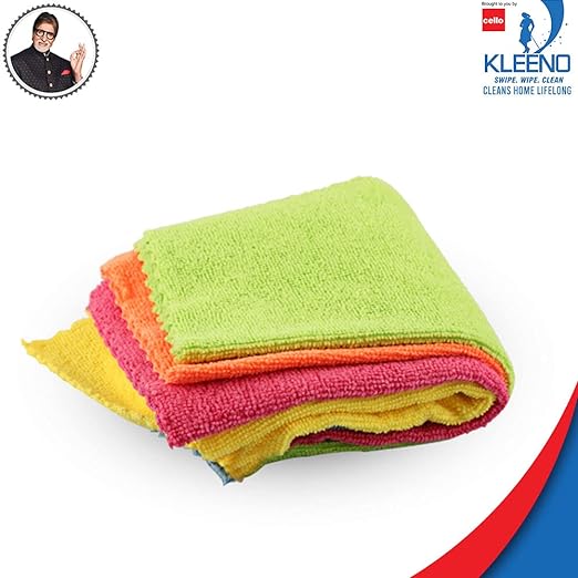 Kleeno Cello Microfiber Multipurpose Cloth (Set of 5)