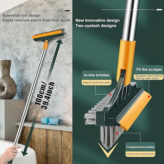WAZDORF Bathroom Cleaning Brush