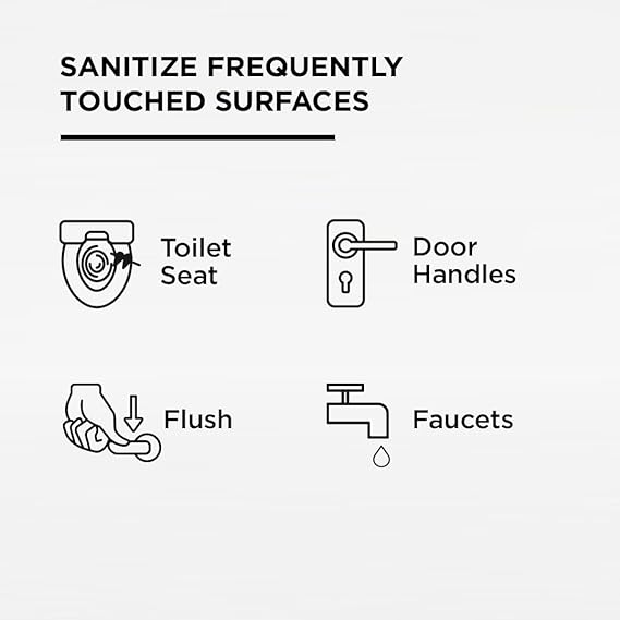 Pee Safe Toilet Seat Sanitizer Spray Mint (Pack of 3)