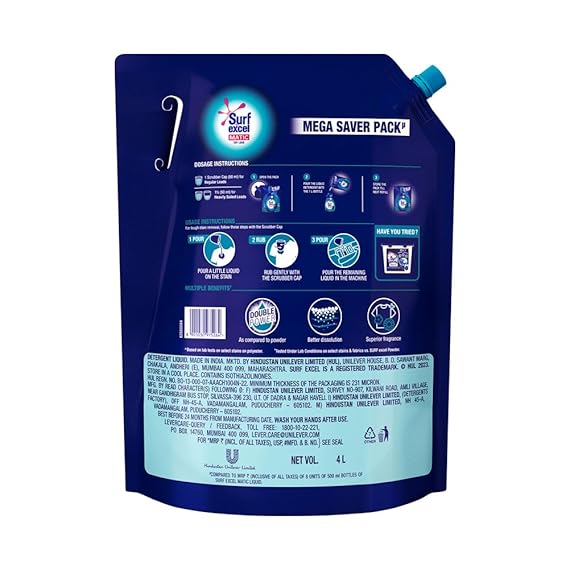 Surf Excel Matic Top Load Liquid Detergent