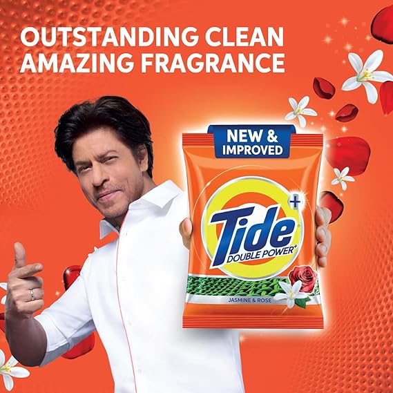 Tide Plus Double Power Detergent Washing Powder Jasmine & Rose