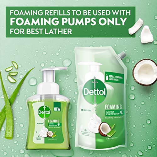Dettol Foaming Handwash Refill, Aloe Coconut