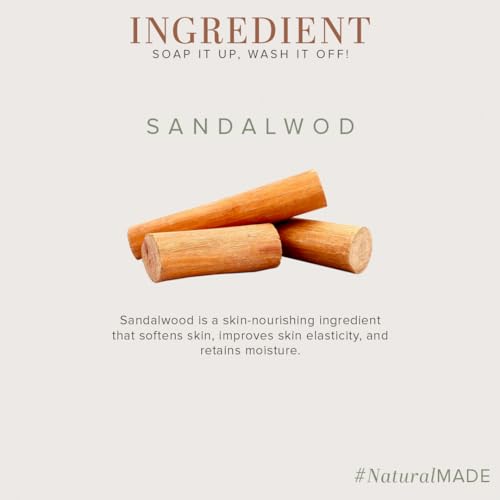 Khadi Natural Sandalwood Hand Wash, Ayurvedic Handwash For Clean Hands, Pack of 2