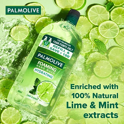 Palmolive Hydrating Lime & Mint Liquid Foaming Handwash