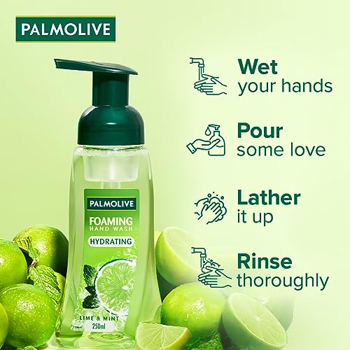 Palmolive Hydrating Lime & Mint Liquid Foaming Handwash