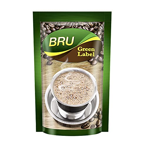 BRU Green Label Filter Coffee Powder 500 g Pouch