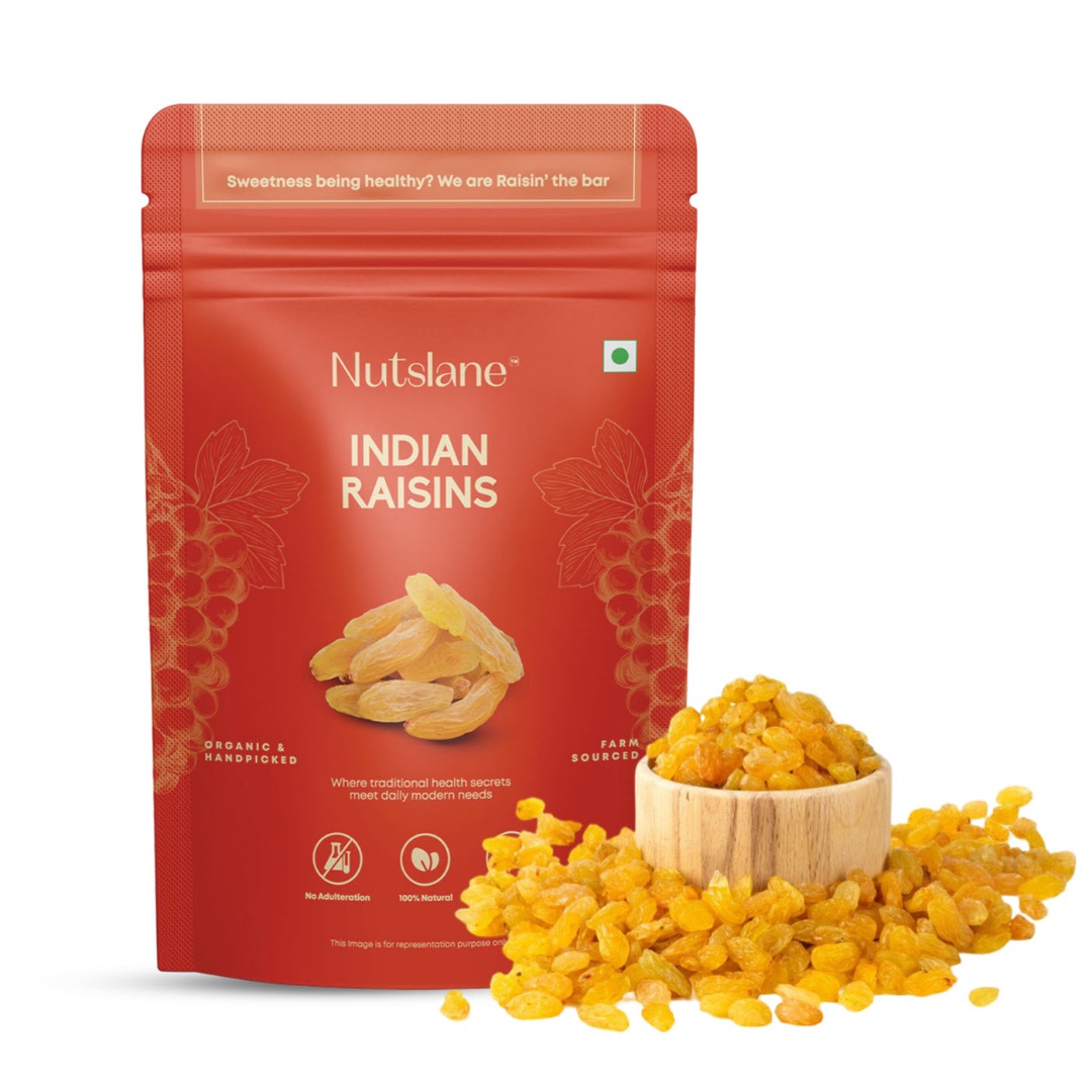 Nutslane Organic Indian Raisins (Kishmish) | Natural