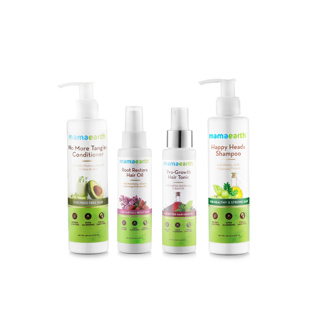 MamaEarth Anti Hair Fall Kit for Complete Hair Care