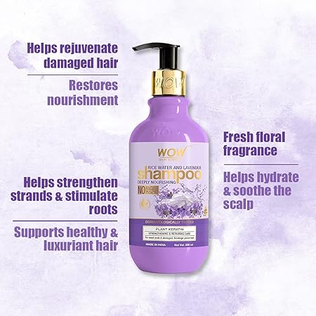 WOW Skin Science Rice Water Shampoo