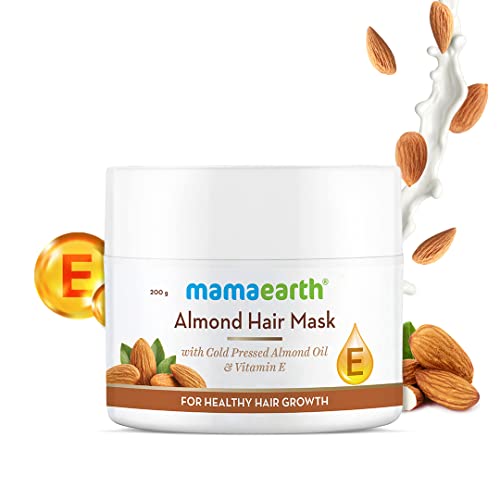 MamaEarth Almond Hair Mask with Cold Pressed Almond Oil & Vitamin E