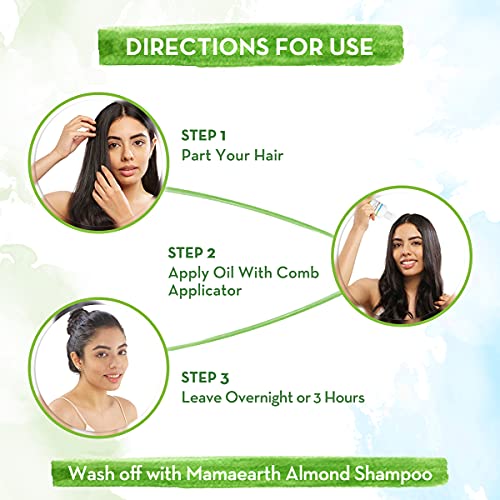 MamaEarth Almond Hair Oil with Cold Pressed Almond Oil and Vitamin E