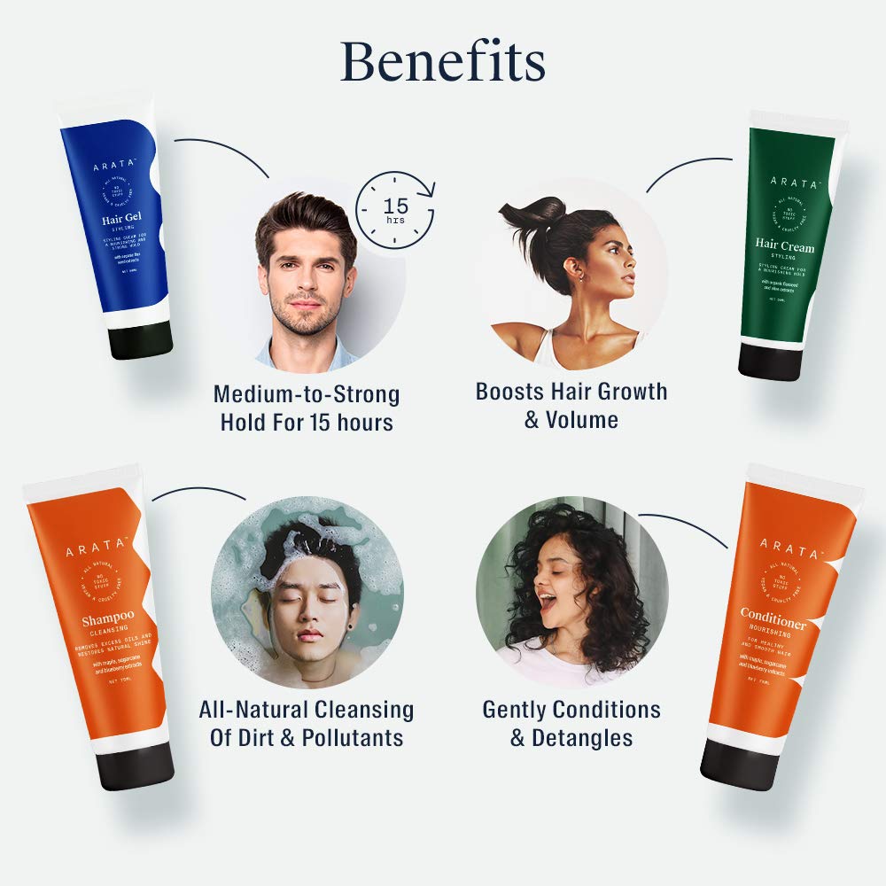 Arata Hair Care Essentials 75ml and 50ml