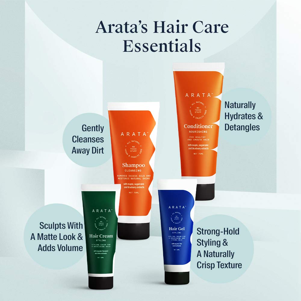 Arata Hair Care Essentials 75ml and 50ml