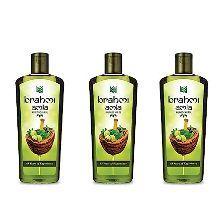 Bajaj Brahmi Amla Hair Oil, Pack of 3