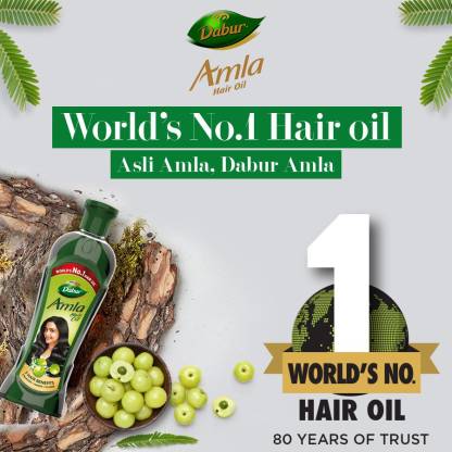 Dabur Amla Hair Oil, Pack of 3