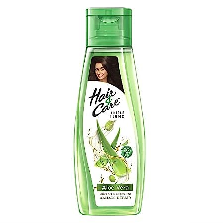Hair & Care Damage Repair Non-Sticky Hair Oil with Aloe Vera, Olive Oil & Green Tea