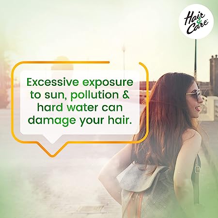 Hair & Care Damage Repair Non-Sticky Hair Oil with Aloe Vera, Olive Oil & Green Tea, 300+100 ml