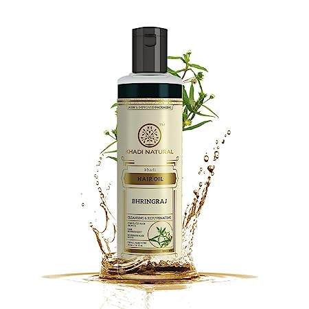 Khadi Natural Bhringraj Hair Oil For Controlling Hair Fall
