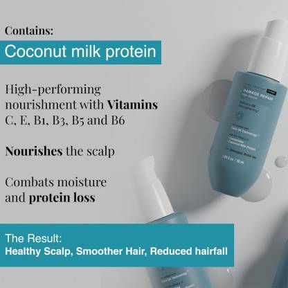 Bare Anatomy Damage Repair Shampoo + Hair Mask + Serum Ceramide A2 & Coconut Milk Protein + +