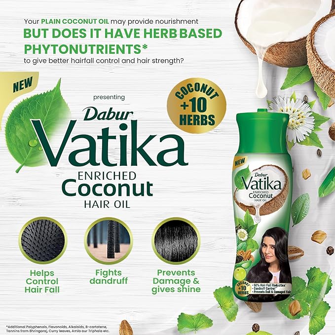 Dabur Vatika Enriched Coconut Hair Oil