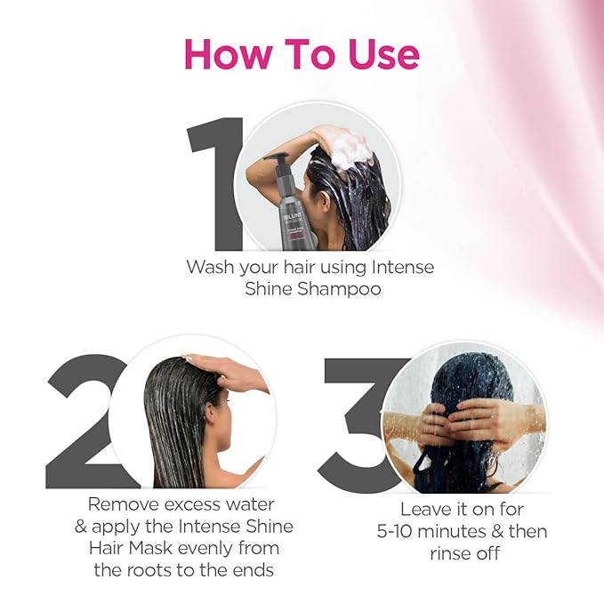 BBLUNT Intense Shine Hair Mask with Rice & Silk Protein for Softer