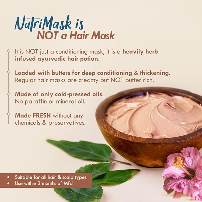 Nat Habit Five Oil Hibiscus NutriMask-Hair Mask for All Hair & Scalp Types