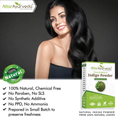 Attar Ayurveda Indigo Powder for black Hair
