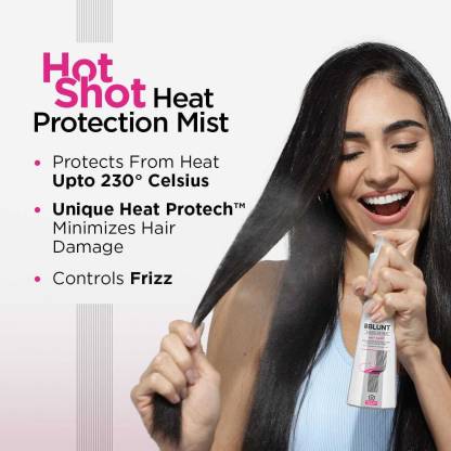 BBlunt Hot Shot Heat Protection Mist with Grapeseed Oil & Provitamin B5