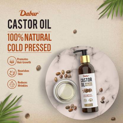 Dabur Castor Oil 100% Natural Cold Pressed Oil