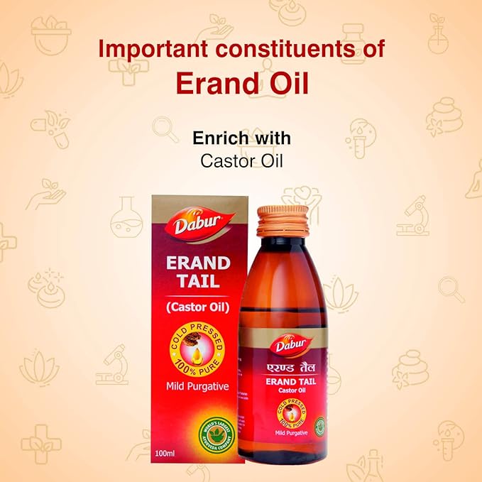 Dabur Erand Tail Pure Cold Pressed Castor Oil