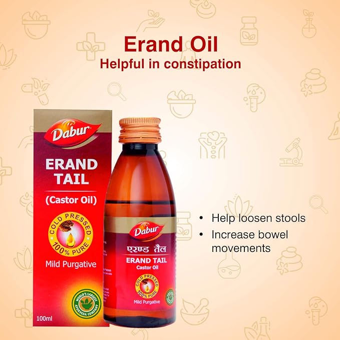 Dabur Erand Tail Pure Cold Pressed Castor Oil