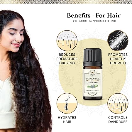Khadi Earth 100% Pure and Natural Rosemary Essential Oil