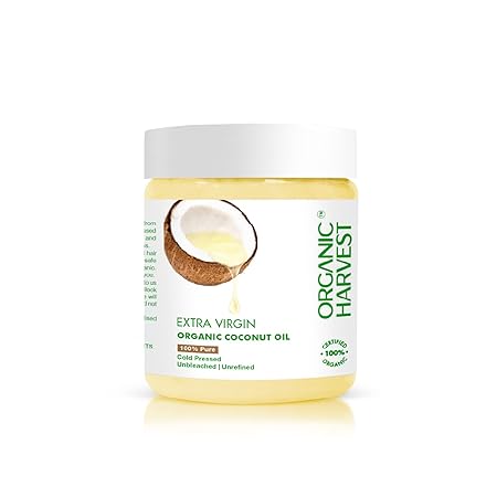 Organic Harvest Extra Virgin Organic Coconut Oil 100% Pure