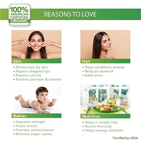 Organic Harvest Extra Virgin Organic Coconut Oil 100% Pure